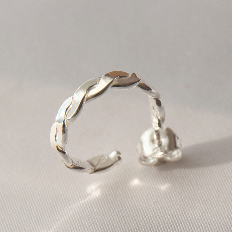 Hoop Örhängen i Silver för Dam