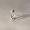 Bead örhängen i silver