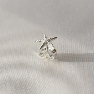 Stjärnfisk Örhängen i Silver för Dam