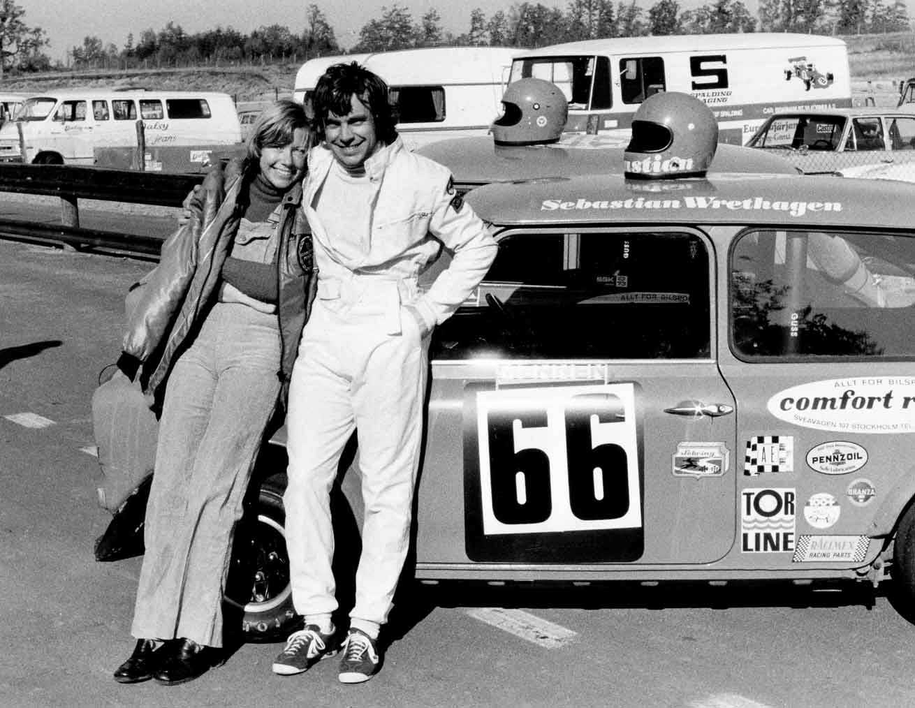 Racerbilen vi byggde 1972, fortfarande i vår ägo.