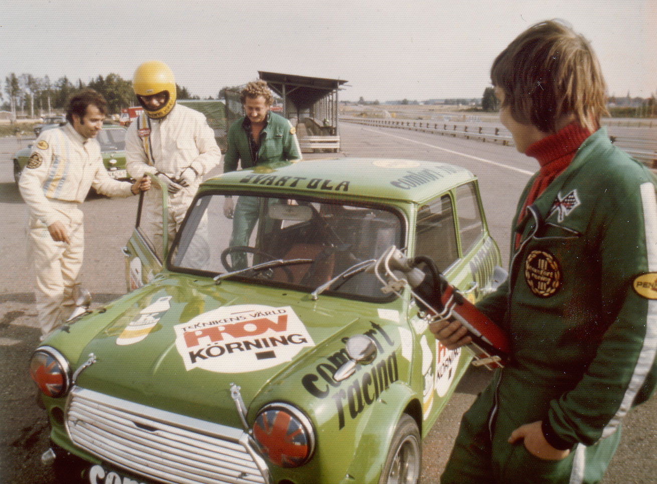 Vi byggde två bilar 1972